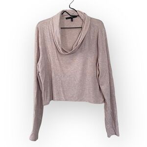 White House Black Market Pale Pink Cowl Neck Sweater Women’s Size XL